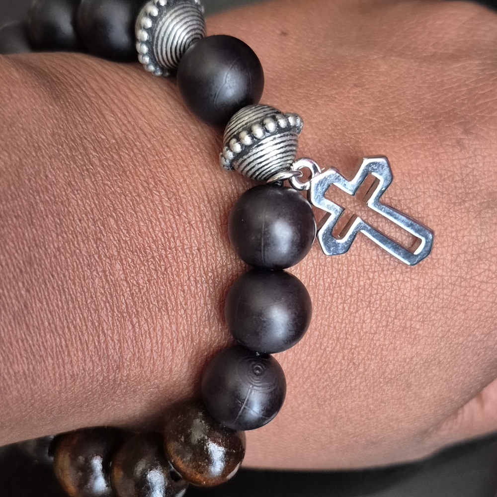 Handmade Mala Clay Braclet Set! - Picture 9 of 10